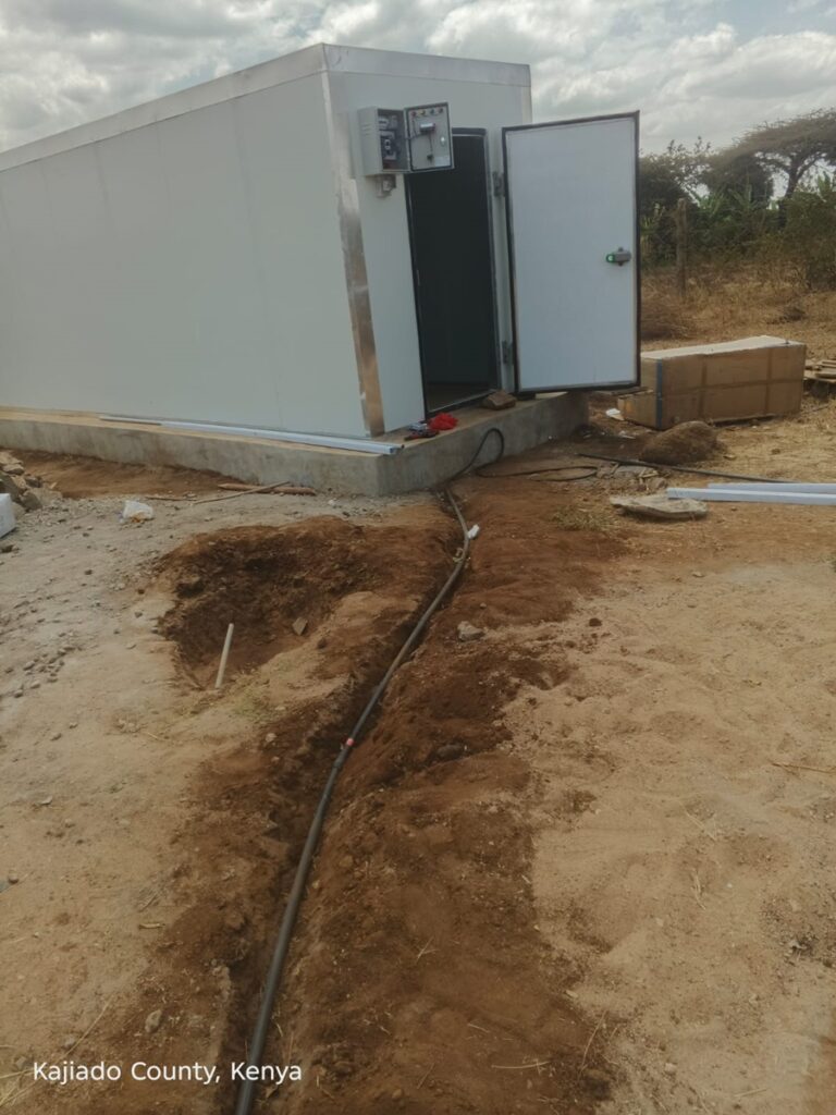 Walk-in chiller installation in Kimana Oloitoktok by Cold Room Installation Kenya